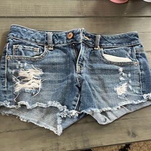 American eagle cut off jean shorts size 4